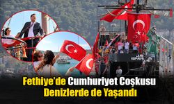 Fethiye’de Cumhuriyet Coşkusu Denizlerde de Yaşandı