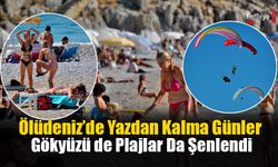 Ölüdeniz’de Gökyüzü de Plajlar Da Şenlendi