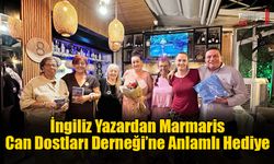 İngiliz Yazardan Marmaris Can Dostları Derneği’ne Anlamlı Hediye