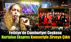 Fethiye'de Cumhuriyet Coşkusu Kurtalan Ekspres Konseriyle Zirveye Çıktı