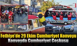 Fethiye'de 29 Ekim Cumhuriyet Konvoyu