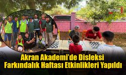 Akran Akademi’de Disleksi Farkındalık Haftası Etkinlikleri Yapıldı