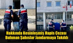 Hakkında Kesinleşmiş Hapis Cezası Bulunan Şahıslar Jandarmaya Takıldı