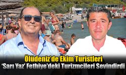 Ölüdeniz’de Ekim Turistleri