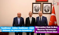 Milletvekili Otgöz: ''Karabel Tüneli İnşaatının Hızlandırılması Değerlendirildi''