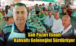 Salı Pazarı Esnafı Kahvaltı Geleneğini Sürdürüyor