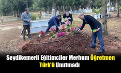 Seydikemerli Eğitimciler Merhum Öğretmen Türk'ü Unutmadı