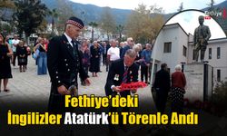 Fethiye’deki İngilizler Atatürk’ü Törenle Andı