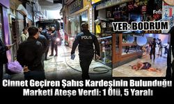 Cinnet Geçiren Şahıs Kardeşinin Bulunduğu Marketi Ateşe Verdi