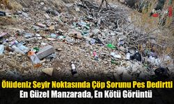 Ölüdeniz Seyir Noktasında Çöp Sorunu Pes Dedirtti