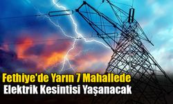 Fethiye'de Yarın 7 Mahallede Elektrik Kesintisi Yaşanacak