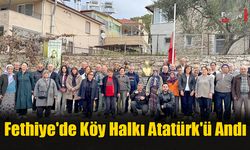 Fethiye'de Köy Halkı Atatürk'ü Andı