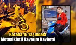 Kazada 16 Yaşındaki Motosikletli Hayatını Kaybetti