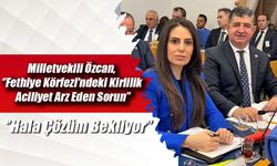 Milletvekili Özcan, ‘’Fethiye Körfezi'ndeki Kirlilik Aciliyet Arz Eden Sorun’’