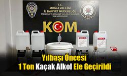 Yılbaşı Öncesi 1 Ton Kaçak Alkol Ele Geçirildi