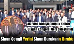 AK Parti Fethiye Gençlik Kolları 7. Olağan Kongresi Gerçekleştirildi