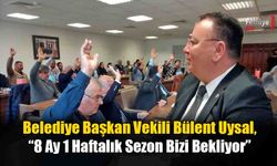 Bülent Uysal, “8 Ay 1 Haftalık Sezon Bizi Bekliyor”