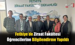 Fethiye’de Ziraat Fakültesi Öğrencilerine Bilgilendirme Yapıldı