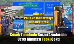 Göcek Tünelinde Resmi Araçlardan Ücret Alınması Tepki Çekti