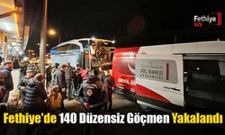 Fethiye'de 140 Düzensiz Göçmen Yakalandı