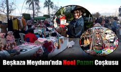 Beşkaza Meydanı'nda Noel Pazarı Coşkusu