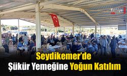 Seydikemer’de Şükür Yemeğine Yoğun Katılım