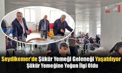 Seydikemer’de Şükür Yemeği Geleneği Yaşatılıyor