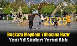 Beşkaza Meydanı Yılbaşına Hazır