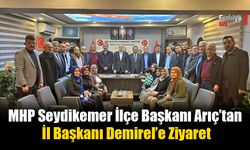 MHP Seydikemer İlçe Başkanı Arıç’tan İl Başkanı Demirel’e Ziyaret