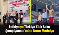 Fethiye’ye Türkiye Kick Boks Şampiyonası’ndan Bronz Madalya