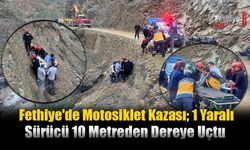 Fethiye'de Motosiklet Kazası; 1 Yaralı