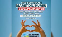 Fethiye Belediyesi’nden İşaret Dili Kursu