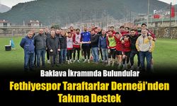 Fethiyespor Taraftarlar Derneği'nden Takıma Destek