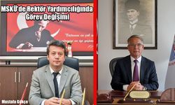 MSKÜ’de Rektör Yardımcılığında Görev Değişimi