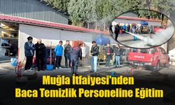 Muğla İtfaiyesi'nden Baca Temizlik Personeline Eğitim