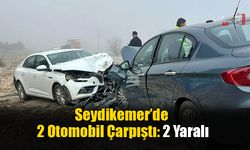 Seydikemer’de 2 Otomobil Çarpıştı: 2 Yaralı