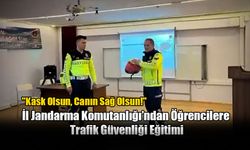 Muğla İl Jandarma Komutanlığı’ndan Öğrencilere Trafik Güvenliği Eğitimi