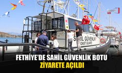 Fethiye’de Sahil Güvenlik Botu Ziyarete Açıldı