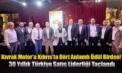 Kıvrak Motor'a Kıbrıs'ta Dört Anlamlı Ödül Birden!