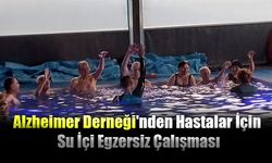 Alzheimer Derneği'nden Hastalar İçin Su İçi Egzersiz Çalışması