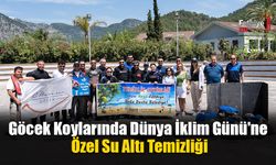 Göcek Koylarında Dünya İklim Günü'ne Özel Su Altı Temizliği