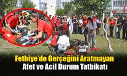 Fethiye’de Gerçeğini Aratmayan Afet ve Acil Durum Tatbikatı