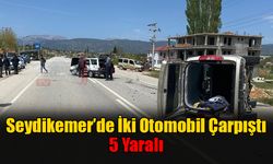 Seydikemer’de İki Otomobil Çarpıştı: 5 Yaralı