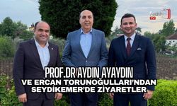 Prof. Dr. Aydın Ayaydın'dan Seydikemer'de Ziyaretler