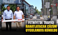 Fethiye’de Trafiği Rahatlatacak Çözüm Uygulamaya Konuldu