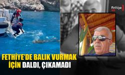 Fethiye'de Balık Vurmak İçin Daldı, Çıkamadı