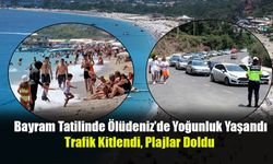 Bayram Tatilinde Ölüdeniz’de Yoğunluk Yaşandı