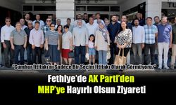 Fethiye’de AK Parti’den MHP’ye Hayırlı Olsun Ziyareti