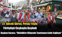 22. Göcek Gürsu, Pırnaz Yayla Yürüyüşü Coşkuyla Başladı