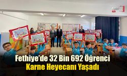 Fethiye’de 32 Bin 692 Öğrenci Karne Heyecanı Yaşadı